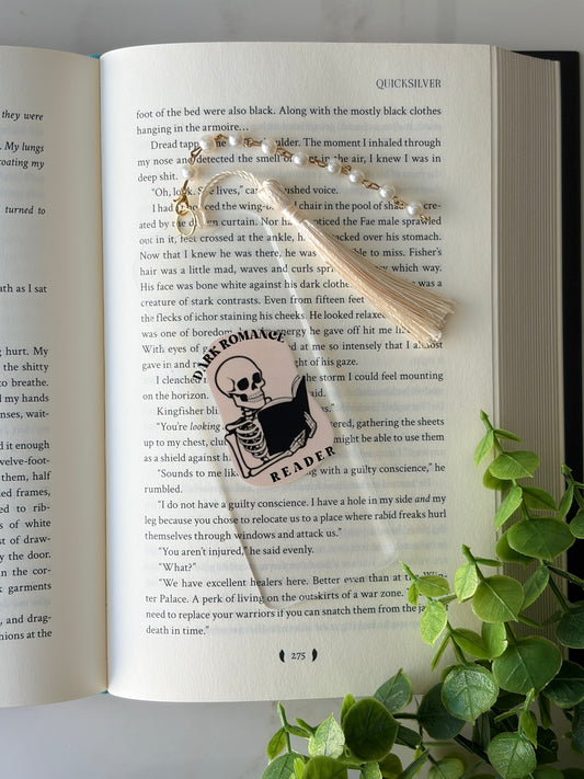 Dark Romance Reader Acrylic Bookmark