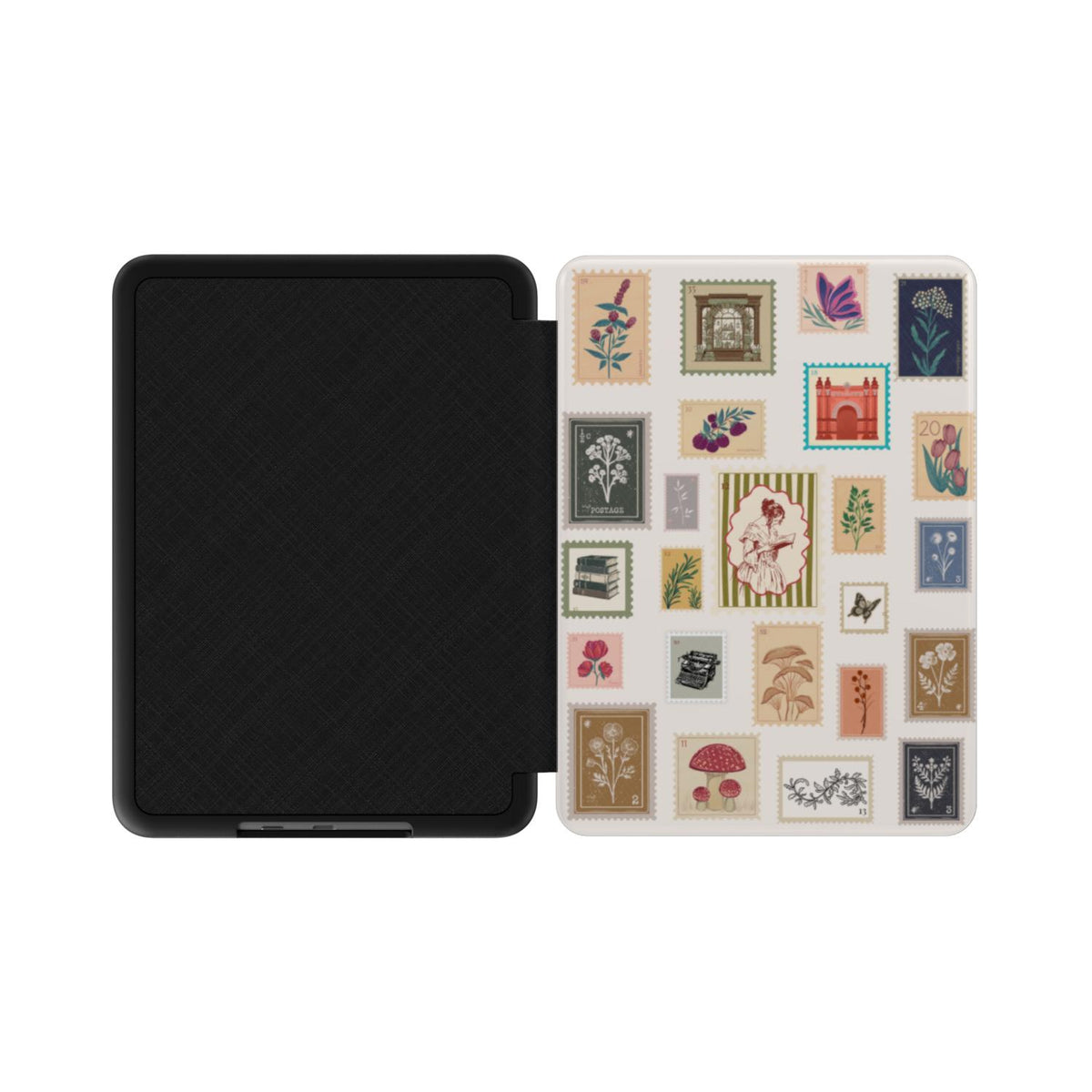 Vintage Stamps Kindle Case