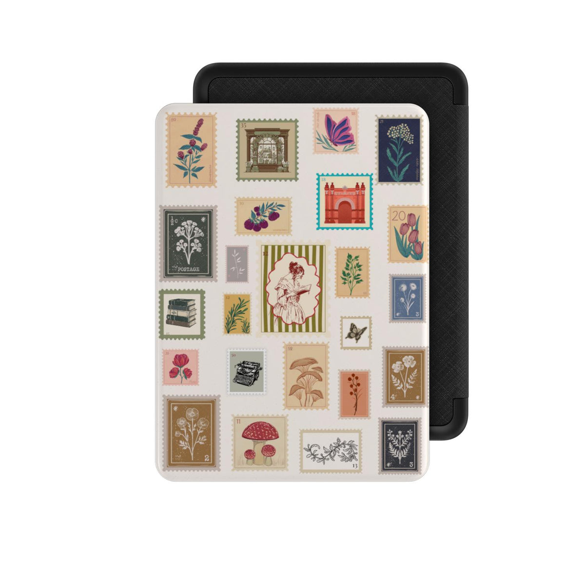 Vintage Stamps Kindle Case
