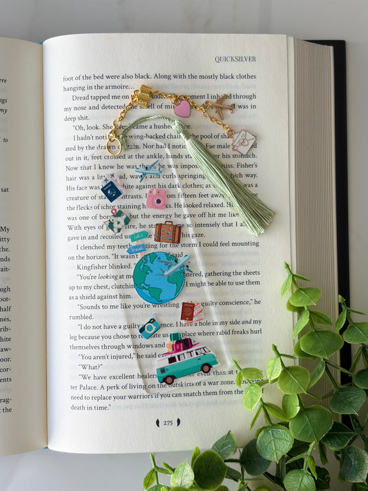 World Traveler Acrylic Bookmark