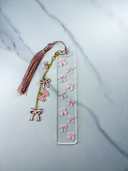 Cute Bows Acrylic Bookmark