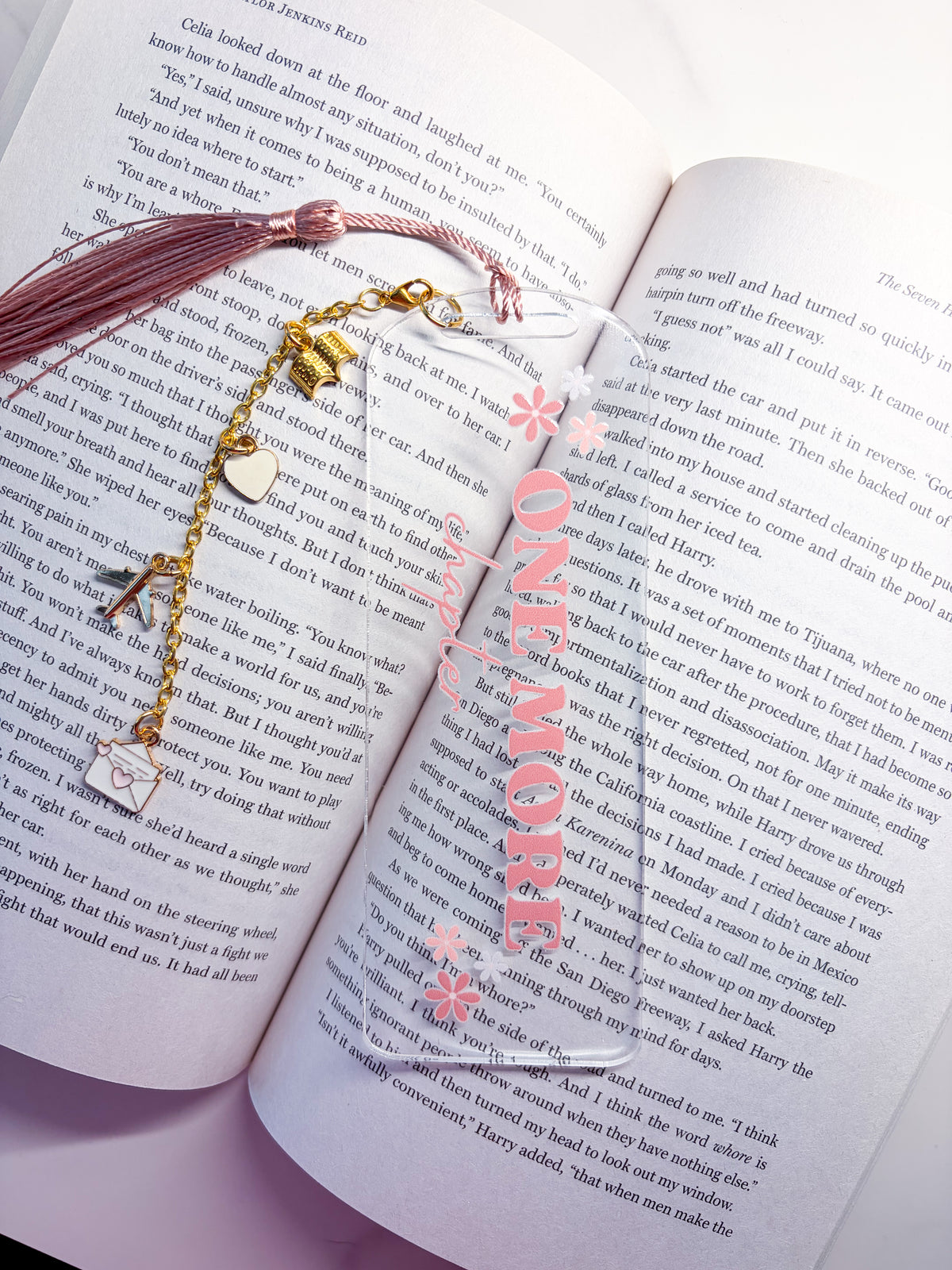 Just One More Chapter Acrylic Bookmark